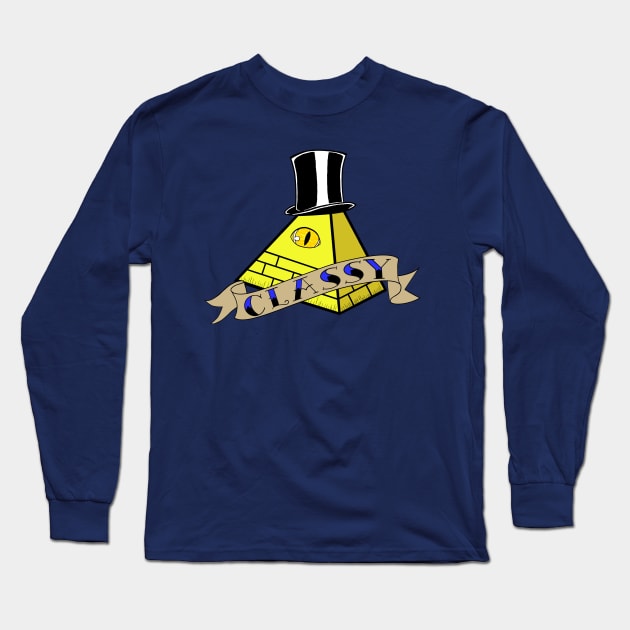 Classy triangle Long Sleeve T-Shirt by PsychoticUnicornProdutions